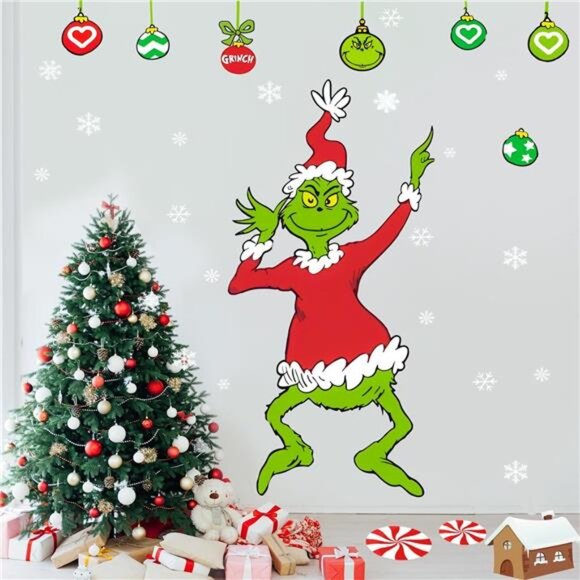 3FT Christmas Window Clings, Snowflake Stickers for Glass, Door, Wall,‎ & Fridge - Picture 3 of 8